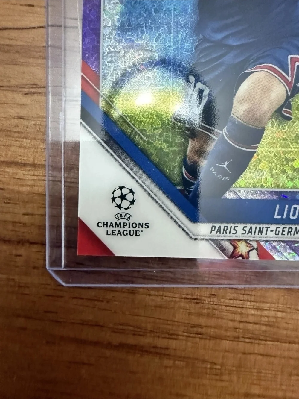 137/250 Topps Chrome Lionel Messi Purple Refractor